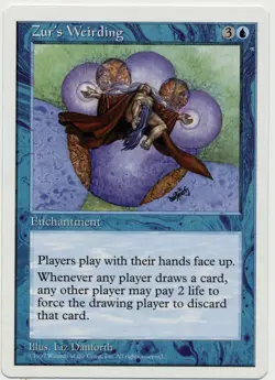 MTG Artist Proof Zur's Weirding 5th Edition Magic The Gathering Liz Danforth - Image 2