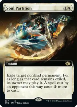 Mint/Near-Mint, English - 1 x MTG Soul Partition - Extended Art The Brothers' Wa - Image 1