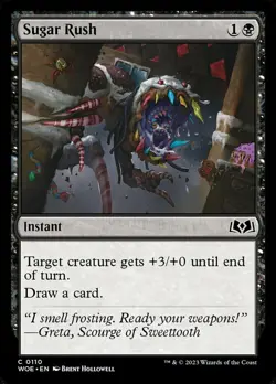 1x Sugar Rush - Foil - Wilds Of Eldraine - Near Mint, English - MTG! - Image 1