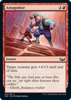1x Antagonize - Streets of New Capenna - Near Mint, English - MTG! - Image 1