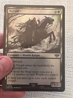MTG Nazgul *FOIL* The Lord Of The Rings (Lot Of 2) - Image 1