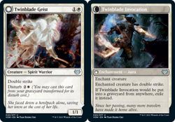 1x Twinblade Geist // Twinblade Invocation - Innistrad: Crimson Vow - Near Mint, - Image 1