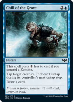 1x Chill of the Grave - Innistrad: Crimson Vow - Near Mint, English - MTG! - Image 1