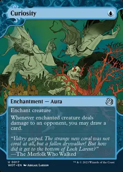 1x Curiosity - Foil - Wilds Of Eldraine: Enchanting Tales - Near Mint, English - - Image 1