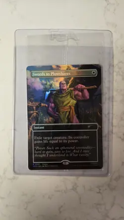 Swords to Plowshares (Foil) Thanos - PSA Magazine Promo - Sealed - Image 1