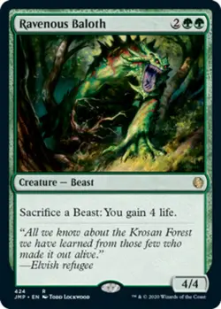 1x Ravenous Baloth - Jumpstart - Near Mint, English - MTG! - Image 1