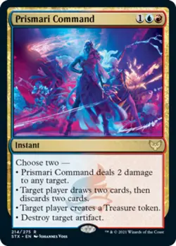 1x Prismari Command - Strixhaven: School of Mages - Near Mint, English - MTG! - Image 1
