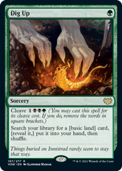 1x Dig Up - Innistrad: Crimson Vow - Near Mint, English - MTG! - Image 1