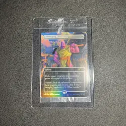 MtG Swords to Plowshares PSA Magazine Promo P0001 Marvel Thanos Sealed Foil - Image 1
