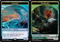 1x Illusion // Saproling Token - Foil 2018 FNM Promo - FNM Promos - Near Mint, E - Image 1