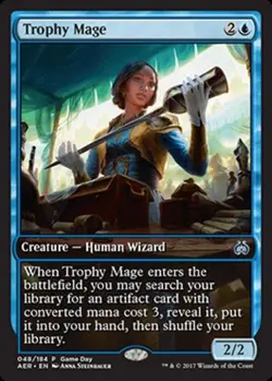 1x Trophy Mage - Game Day Promo - Unique & Misc Promos - Lightly Played, English - Image 1
