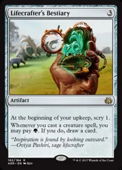 1x Lifecrafter's Bestiary - Aether Revolt - Lightly Played, English - MTG! - Image 1