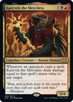 1x Kaervek the Merciless - Double Masters 2022 - Near Mint, English - MTG! - Image 1
