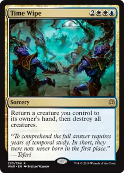 1x Time Wipe - War Of The Spark - Near Mint, English - MTG! - Image 1