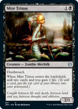 1x Mire Triton - Jumpstart - Near Mint, English - MTG! - Image 1