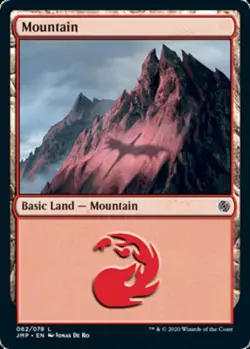 1x Mountain (062) - Jumpstart - Near Mint, English - MTG! - Image 1
