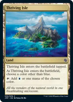 1x Thriving Isle - Jumpstart - Near Mint, English - MTG! - Image 1