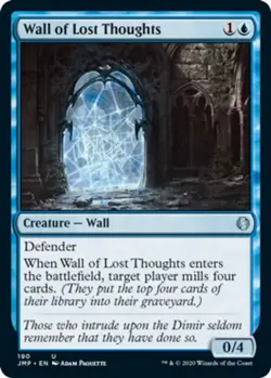 1x Wall of Lost Thoughts - Jumpstart - Near Mint, English - MTG! - Image 1