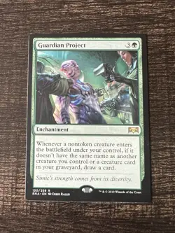 MTG Magic Ravnica Allegiance, Guardian Project, Rare, #130, LP - Image 1