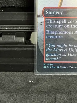 MTG Secret Lair Drop SLD Deadpool Blasphemous Act FOIL - Image 5