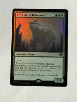 Craterhoof Behemoth FOIL CMM 280 (MTG Commander Masters 2023) - Image 1