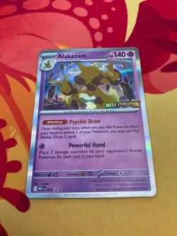 Alakazam Mega Evolution Prerelease Promo 003 English Pokemon TCG - Image 1