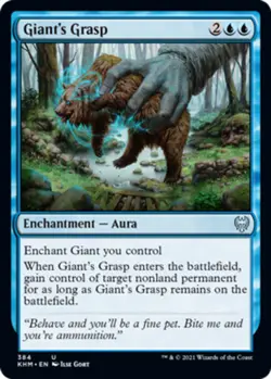 1x Giant's Grasp - Kaldheim - Near Mint, English - MTG! - Image 1