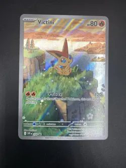 2025 Pokemon Victini Scarlet & Violet Black Star Promo #208 Near Mint - Image 1