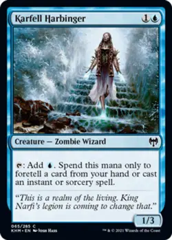 1x Karfell Harbinger - Foil - Kaldheim - Near Mint, English - MTG! - Image 1