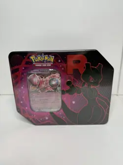 Pokemon Team Rocket Tin - Team Rocket’s Mewtwo ex - Brand New/Sealed - Image 1