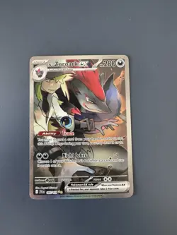 N's Zoroark EX 185/159 Journey Together Special Illustration rare Pokemon TCG - Image 1