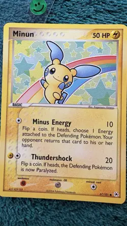 Pokemon Minun Hidden Legends Regular Common 67/101 50 HP English TCG. - Image 2