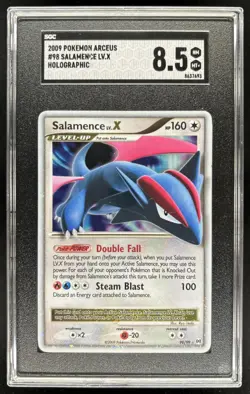 2009 Pokemon Platinum Arceus Salamence LV.X #98/99 SGC 8.5 - Image 1