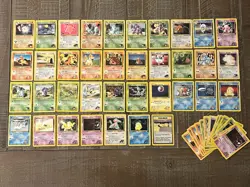 Pokemon TCG 51 Card Gym Challenge Common Uncommon Lot WOTC Played - Image 1