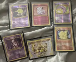 Nintendo Pokemon TCG 1999 Base Set 1st Edition Holo Lot 6 Mewtwo Machamp - Image 1