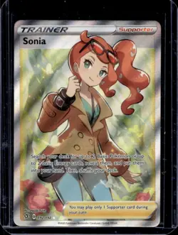2020 Pokemon SWSH Rebel Clash Sonia #192/192 - Image 1