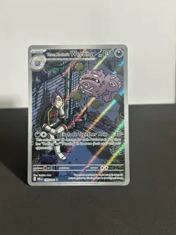 Pokemon Team Rocket's Weezing 199/182 Sv10 Destined Rivals IR Holo 130HP Eng - Image 1