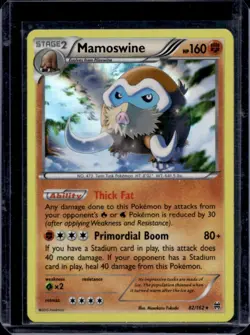 2015 Pokemon XY BREAKthrough Mamoswine Holo #82/162 - Image 1