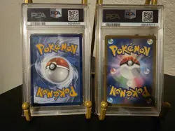 PSA 10 GEM MINT 2022 POKEMON GO & POKEMON GO JAPAN MEWTWO VSTAR PAIR #031 & #031 - Image 2