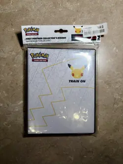Pokemon 25th Anniversary First Partner Collector’s Binder Sealed Pikachu - Image 1