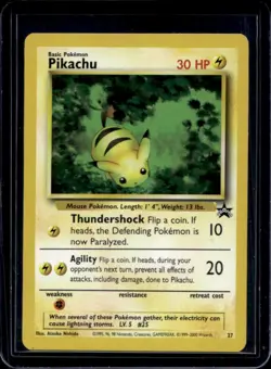 1999 Pokemon Wizards Black Star Promos Pikachu #27 - Image 1
