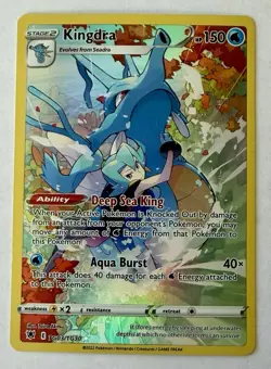 Pokemon Kingdra TG03 TG30 Trainer Gallery Astral Radiance Holo Rare NM - Image 1