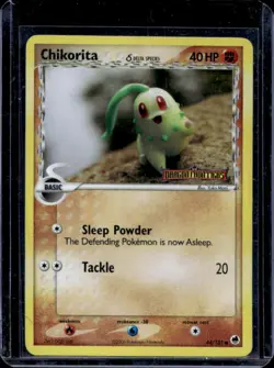 2006 Pokemon EX Dragon Frontiers Chikorita #44/101 - Image 1