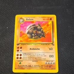 Pokemon TCG Golem 36/62 Fossil Uncommon Regular Unlimited English 80 HP - Image 1