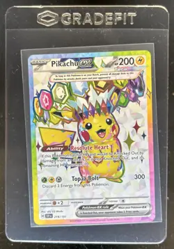 2024 Pokemon Surging Sparks Pikachu Ex #219/191 - Image 1