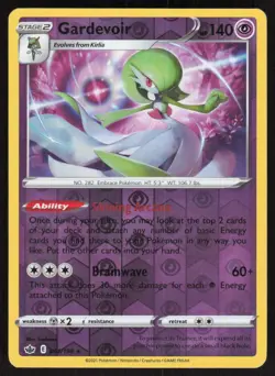 Gardevoir 061/198 Holo Rare Chilling Reign Pokemon Reverse Holo Near Mint - Image 1