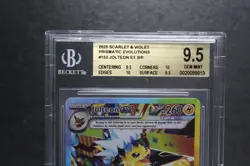 2025 Pokemon Scarlet And Violet Prismatic Evolutions Jolteon EX #153 BGS 9.5 - Image 2