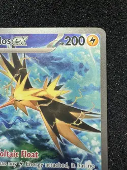 Zapdos ex 202/165 SV 151 Special Illustration Rare Full Art Holo English 200HP - Image 3