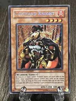 Command Knight – CT1-EN003 – Limited Edition – Secret Rare – Yu-Gi-Oh! - Image 1