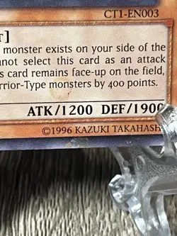 Command Knight – CT1-EN003 – Limited Edition – Secret Rare – Yu-Gi-Oh! - Image 4